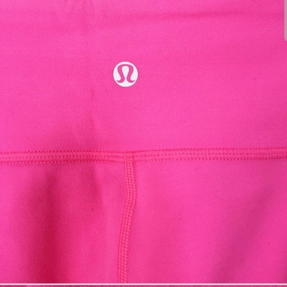 Lululemon pink reversible yoga pants soft pink - Picture 8 of 8